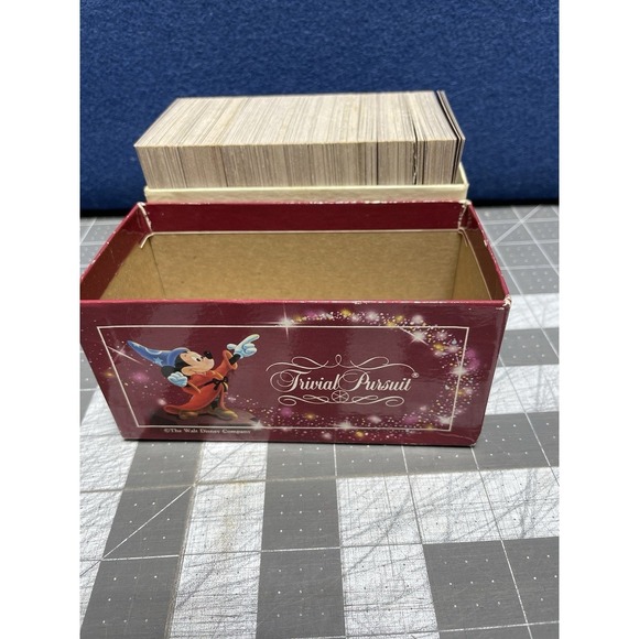 Horn Abbot Other - Trivial Pursuit 1986 Magic of Disney Family Game Parts‎ Kids Trivia Cards